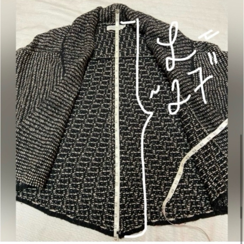 Velvet by Graham & Spencer Kiana Sweater - Open style - Size S Black Very Good - Picture 15 of 16